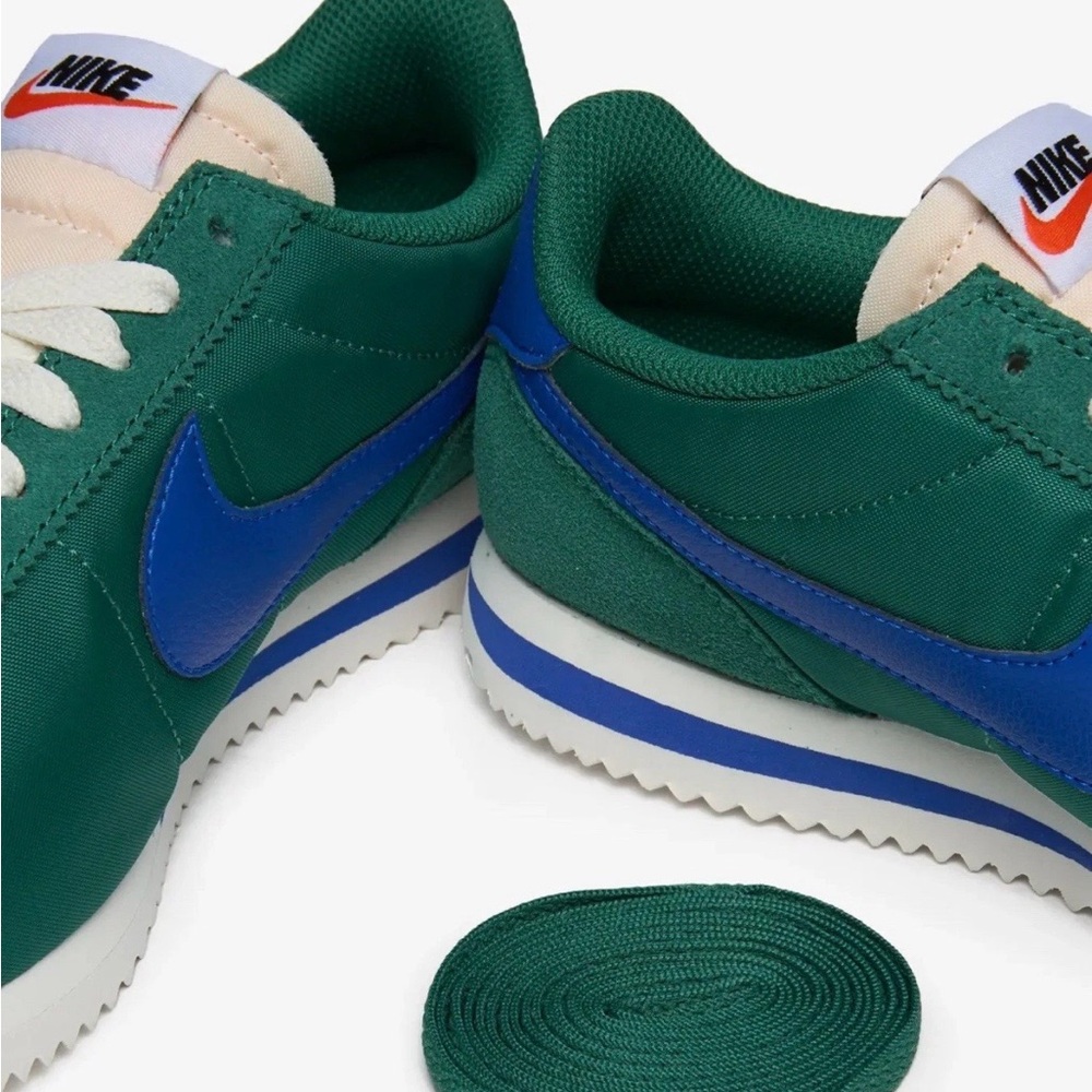 Size 8- Nike Cortez Evergreen Aura Hyper Royal Women’s Shoes IH2361 300 No Lid - Picture 7 of 10